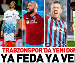 Trabzonspor'da sıra futbolculara geldi!